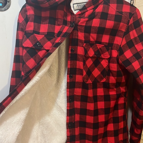 Plaid red and black Boston Trader jacket - Picture 3 of 5